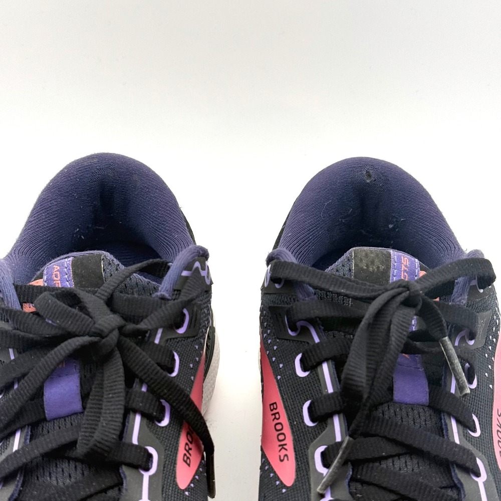 Brooks Adrenaline‎ GTS 22 Running Shoes Womens 9 Navy Purple Pink Athletic Snkr - Picture 11 of 13